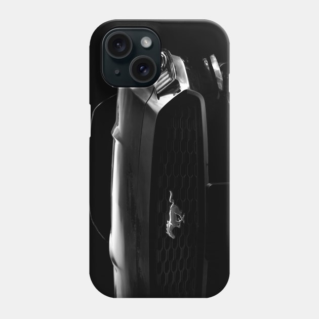 Ford Mustang GT - Black (1) Phone Case by mal_photography