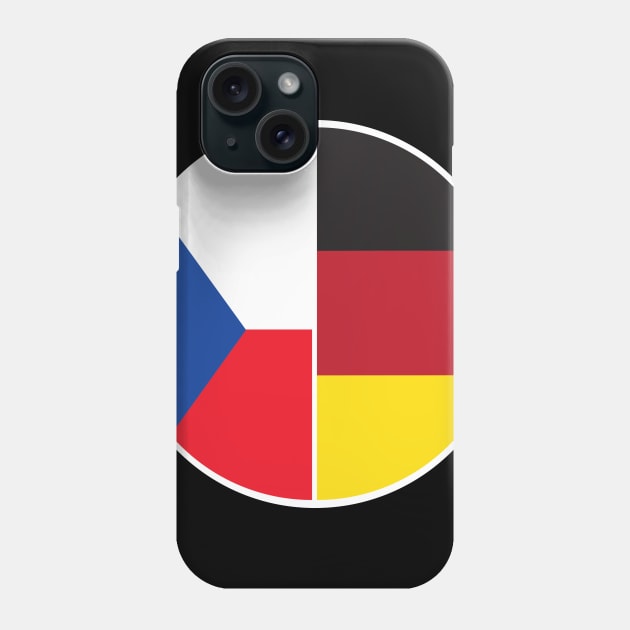 Czech Republic Germany Flags Phone Case by c1337s