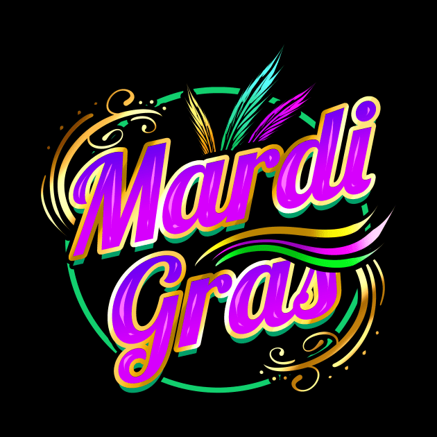 Lettering Logo For Mardi Gras by SinBle