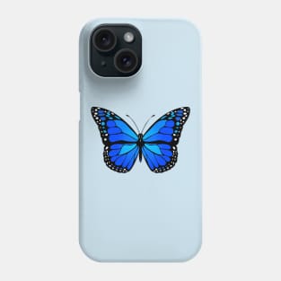 Blue butterfly Phone Case