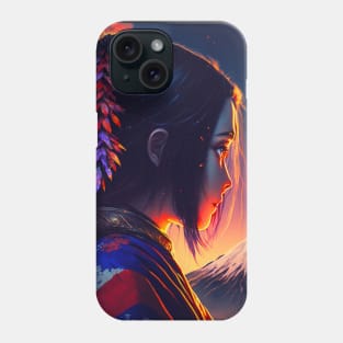 Beautiful japanese princess Phone Case