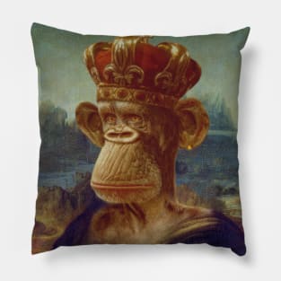 Monkey Lisa Pillow