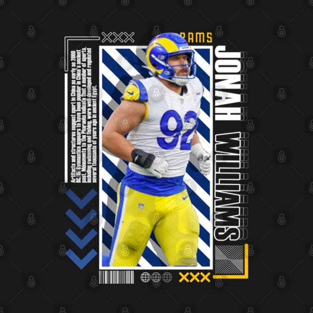 Jonah Williams Paper Poster Version 10 by art.Hamdan