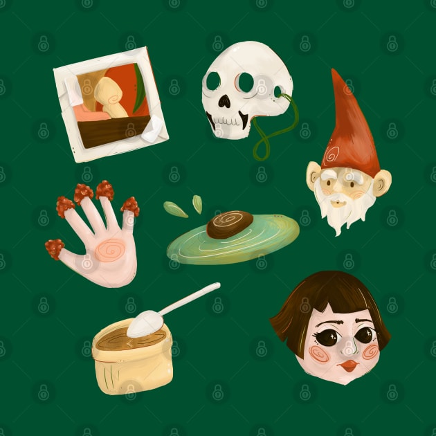 Amelie raspberry icons by Susi V