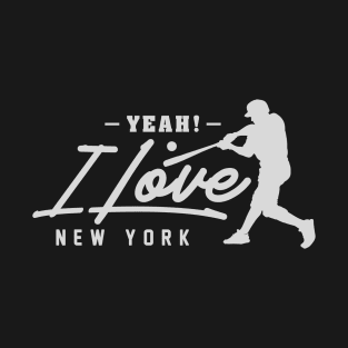 I Love New York Baseball T-Shirt