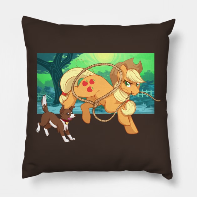 Rough & Tumble (BG) Pillow by Fleek