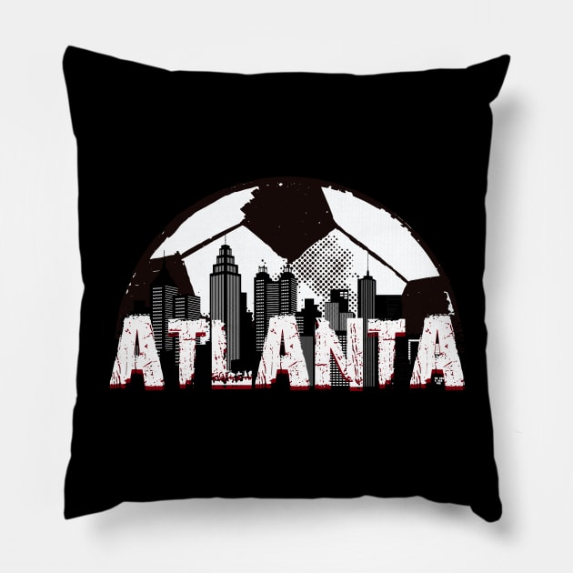 Atlanta soccer Pillow by JayD World