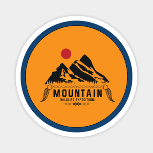 Design Mountain Work Magnet