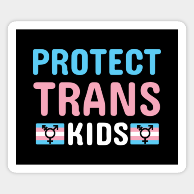Protect trans kids - Protect Trans Kids - Sticker | TeePublic