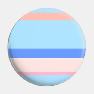 An attractive patchwork of Powder Blue, Soft Blue, Baby Pink, Misty Rose and Melon stripes. Pin