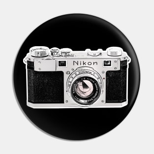 Nikon 1  / Camera Geek Gift Design Pin