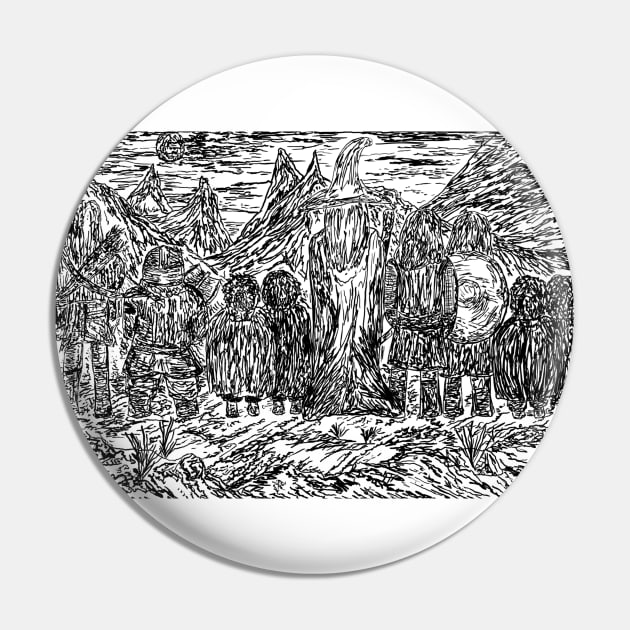 The Fellowship Lord Of The Rings Pin by Jamie Collins