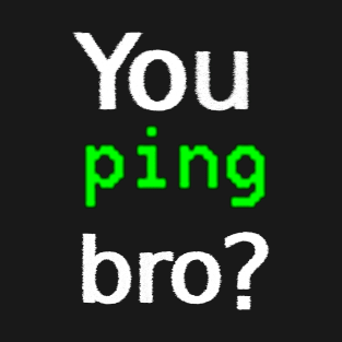 You ping bro? T-Shirt