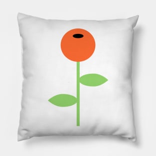 Summer Red Poppy Cottage Garden Flowers Digital Art | Melanie Jensen Illustrations Pillow