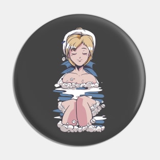 Anime Bath Girl Pin