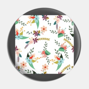 Flower Pattern Pin