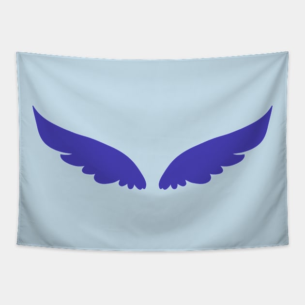 Blue Wings Tapestry by saradaboru