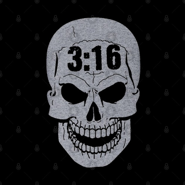 Stone Cold Steve Austin 316 Texas Skull by Holman