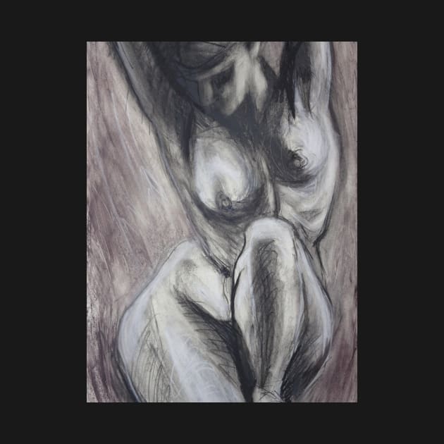 Kneeling 3 -  Female Nude by CarmenT