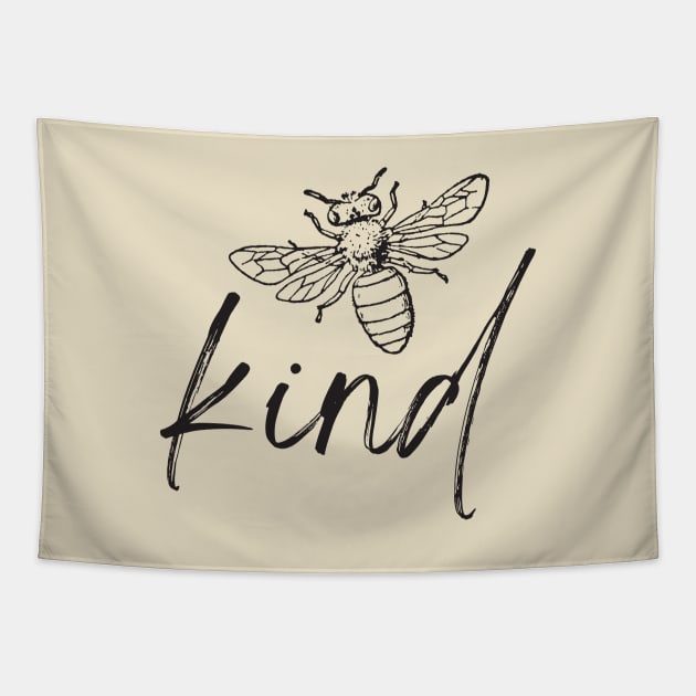 Bee Kind Tapestry by nakarada_shop