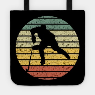 Vintage Icehockey Silhouette Tote