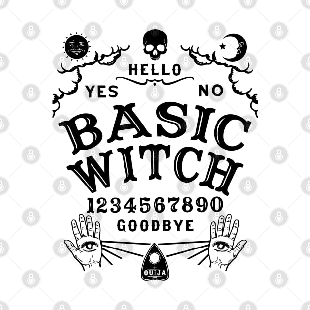 Basic Witch Ouija Board by Tshirt Samurai