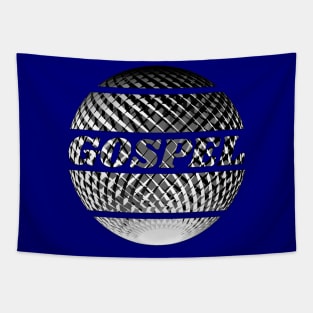 Gospel silver disco ball Tapestry