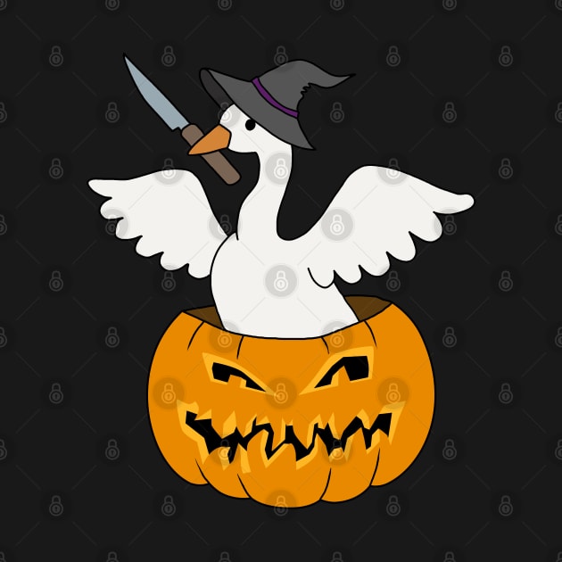 Halloween Goose by valentinahramov