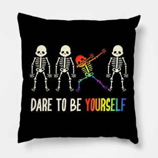 Dare To Cute LGBT Pride Pillow