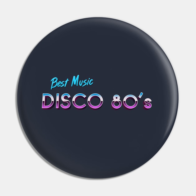 Best Music Disco 80's Pin by AttireCafe