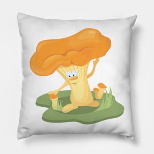 Mushroom family Pillow