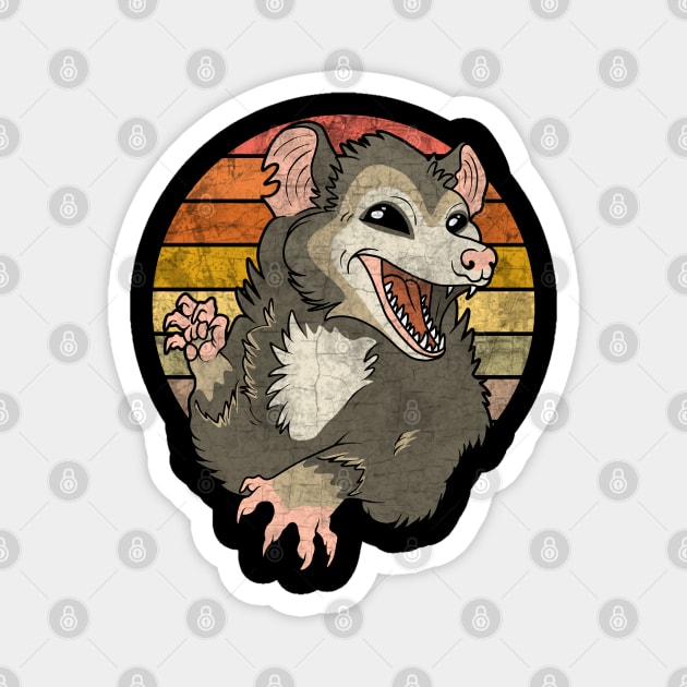 Possum Magnet by valentinahramov