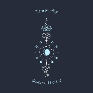 Buffy “Tara Maclay deserved better” quote with magic symbols T-Shirt