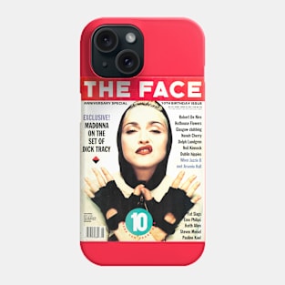 THE FACE 10th Anniversary Madonna cover 1990 Phone Case