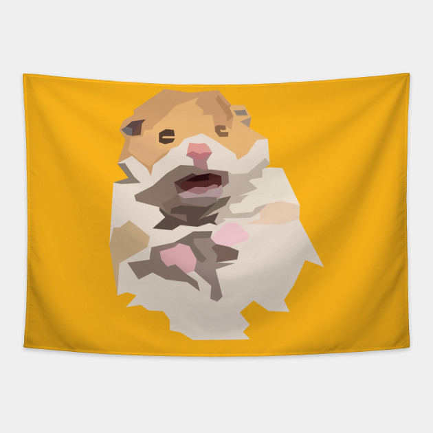 Scared Hamster Meme Meme Tapestry Teepublic