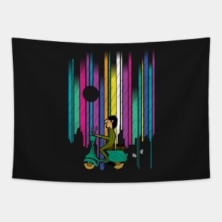 Vespa T-shirt Tapestry