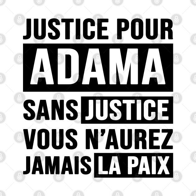 Justice Pour ADAMA by CF.LAB.DESIGN