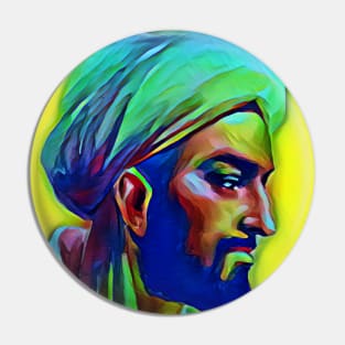 Ibn Khaldun Colourful Portrait | Ibn Khaldun Artwork 5 Pin