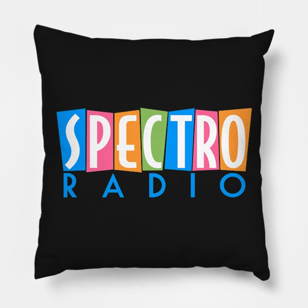 Classic Spectro Tee Pillow by SpectroRadio