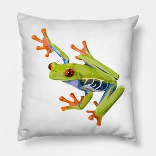 Geometric Tree Frog Pillow