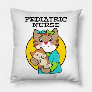 Pediatric Nurse Cat with Kitten Pillow