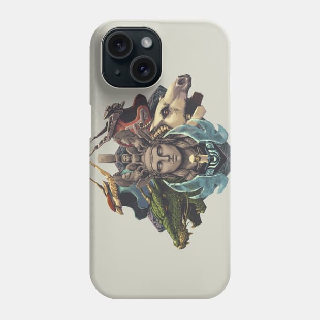 Knights of Athena Phone Case by Rodrigo_Gafa