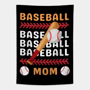 Best Baseball Mom Gift for Baseball Mother mommy mama Tapestry