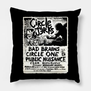 Retro Poster punk 80s Pillow