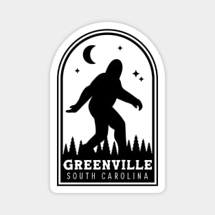 Greenville South Carolina SC Bigfoot Tourist Souvenir Magnet