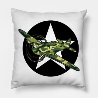 American Airforce P51D Mustang Pilot Gift Battle of Britain Pillow