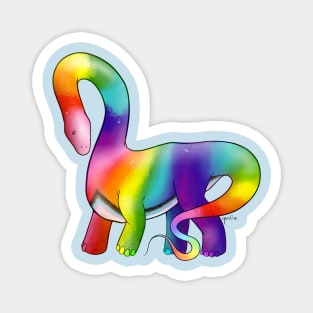 Rainbow Pride Dinosaur Magnet