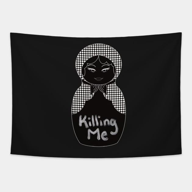 Chungha: Killing me Single Inspired Tapestry by UVGloPanda