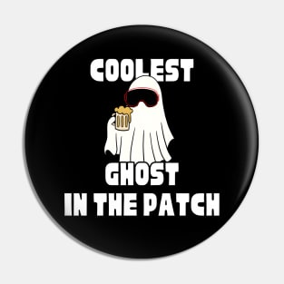 Halloween coolest ghost in the patch Pin