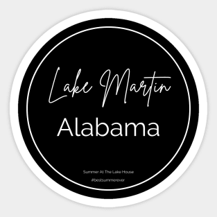 Lake Martin • Fishing Lure Sticker for Sale by AlabamaLakeLife